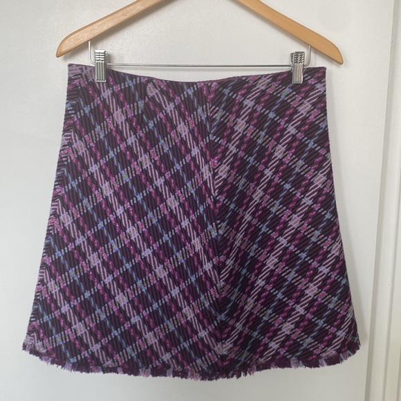 Kate Spade Plaid Tweed Skirt - Picture 3 of 6